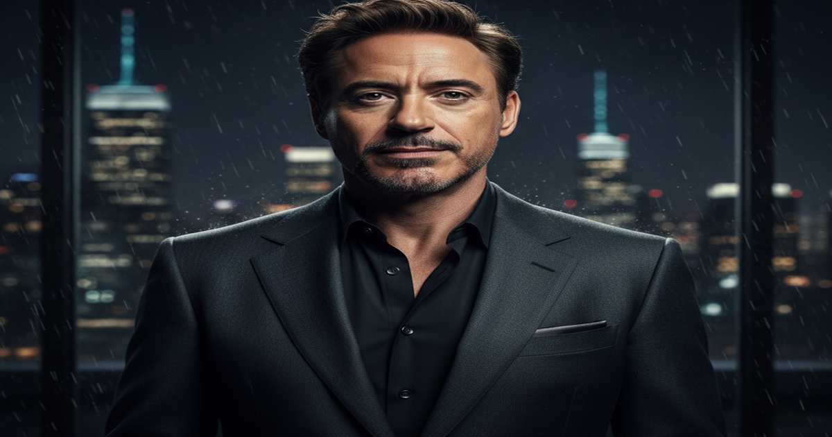 Robert Downey Jr Hollywood actor and Iron Man star portrait